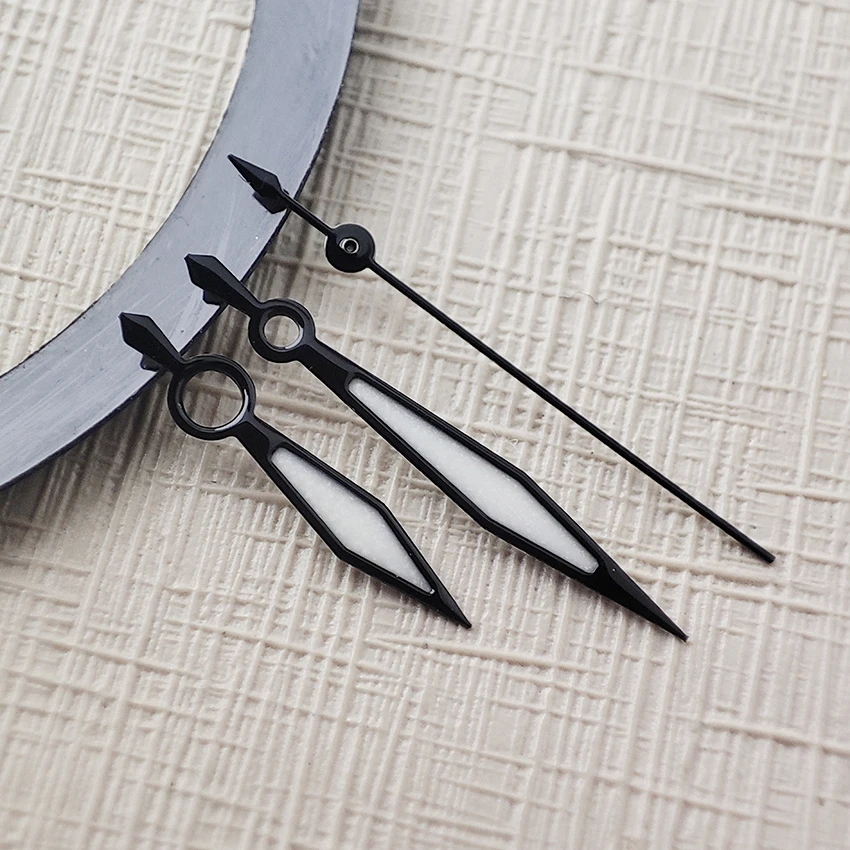 Aiguille lumineuse adaptée aux mouvements, aiguilles NH35, blanc, bleu, rouge, noir, vert, accessoires de montre, NH35, NH36, NH38, 4R, 7S