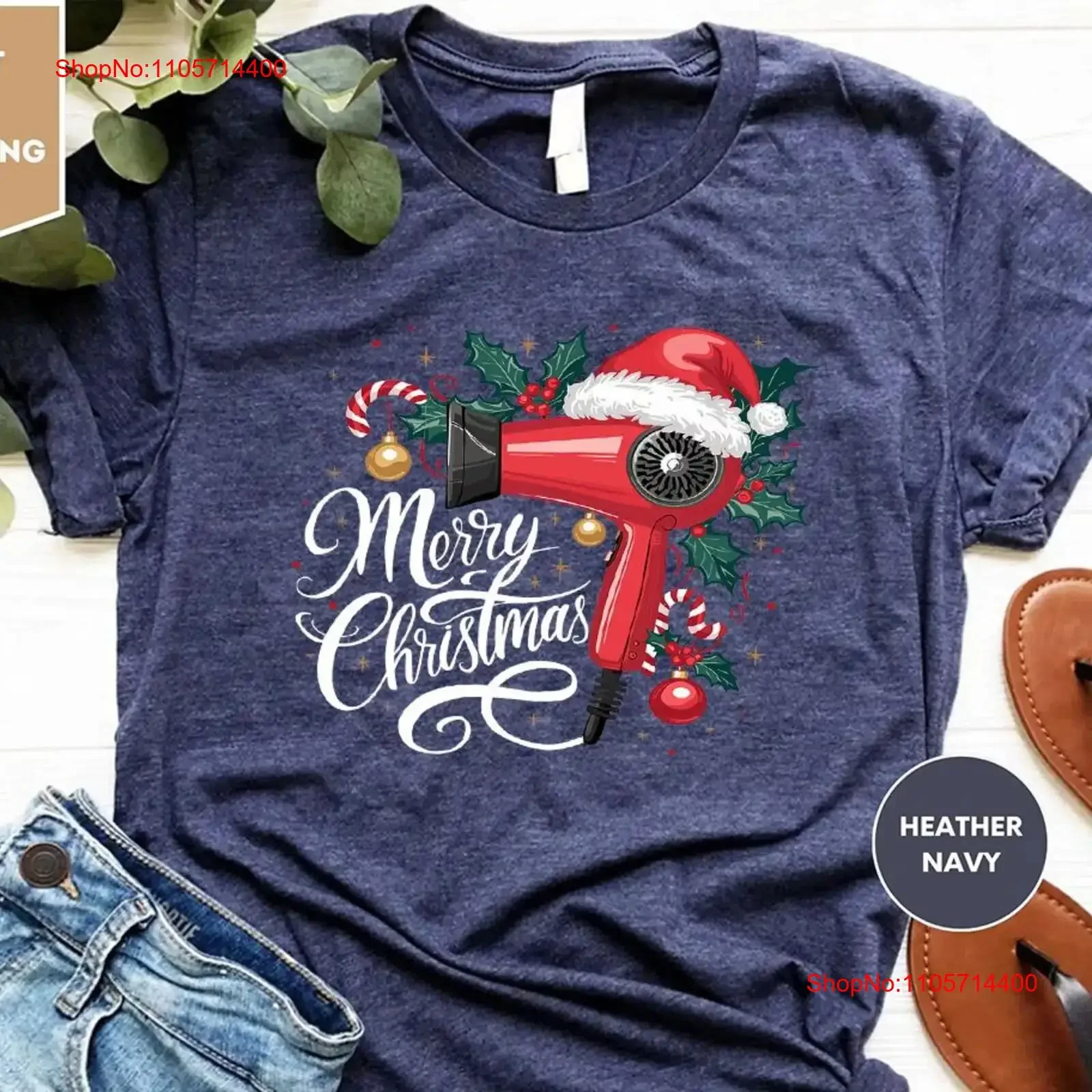 Merry Christmas Hair StylisT T Shirt For vintage Washed Breathable graphic designer clothes Comfortable fashion Stylish