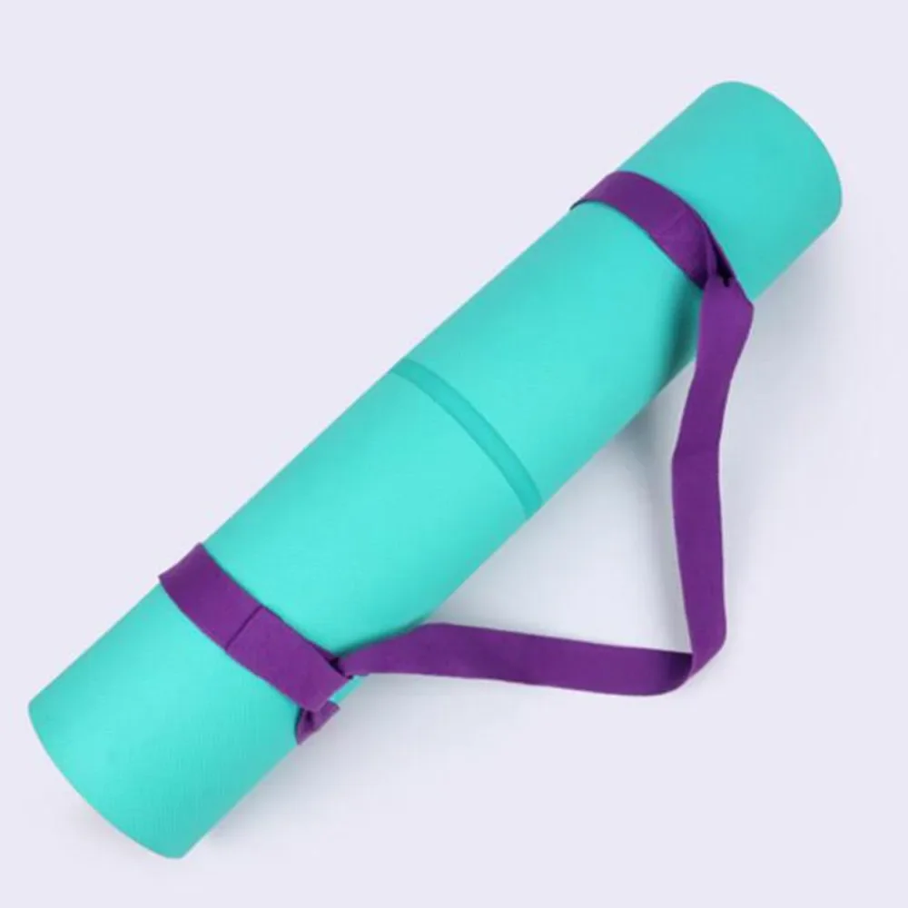 1PC High Quality Yoga Mat Strap Belt Adjustable Sports Sling Shoulder Carry Belt Exercise Stretch Fitness Elastic Yoga Belt