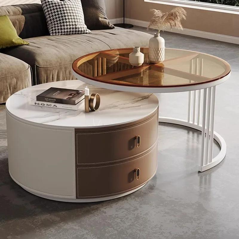 

Accent Coffee Table Storage Dining Round Dining Table Salon Center Nordic Living Room Tavolino Da Salotto Home Decorations