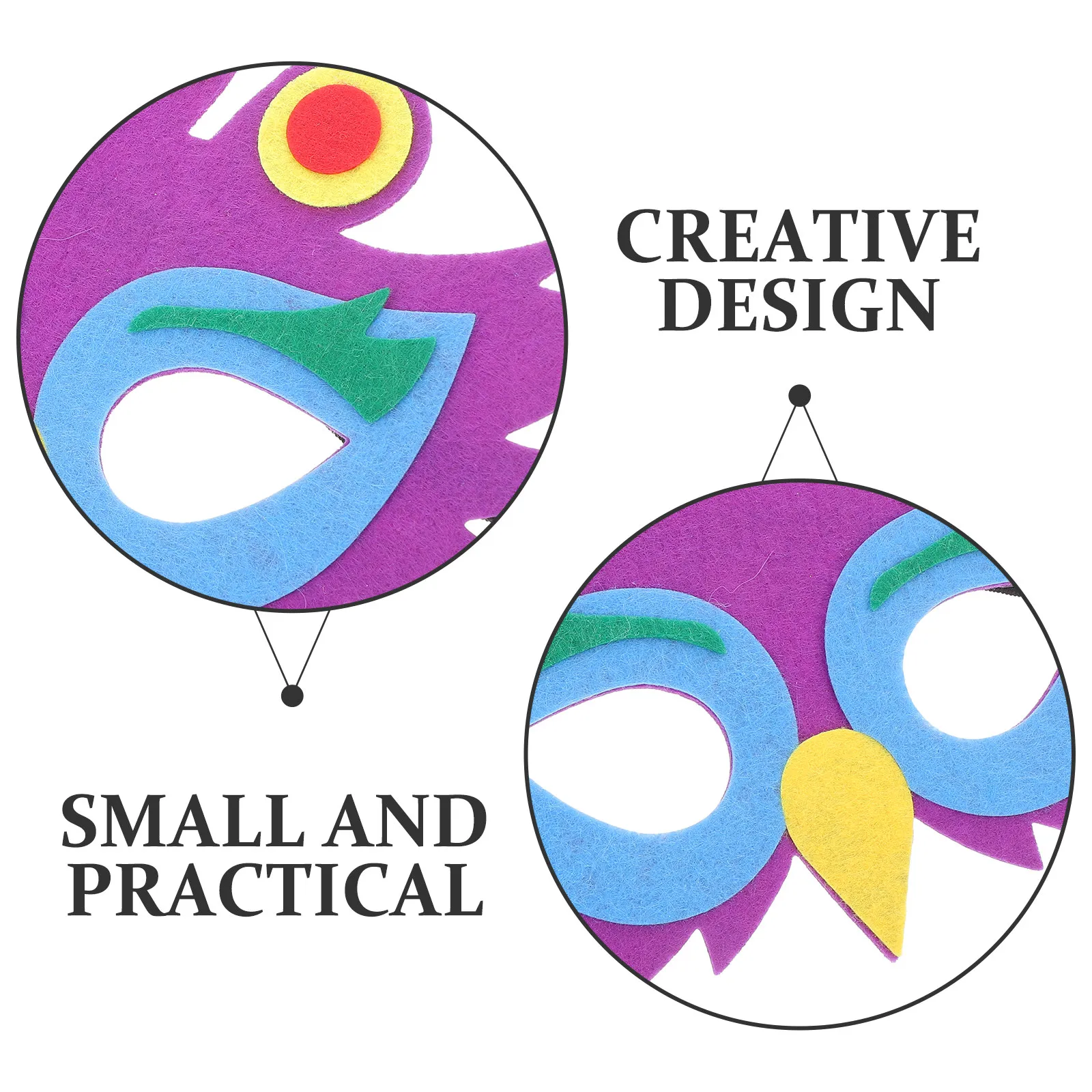 

Animal Masks Children's Carnival Cosplay Face for Themed Party Kids Bird Masquerade