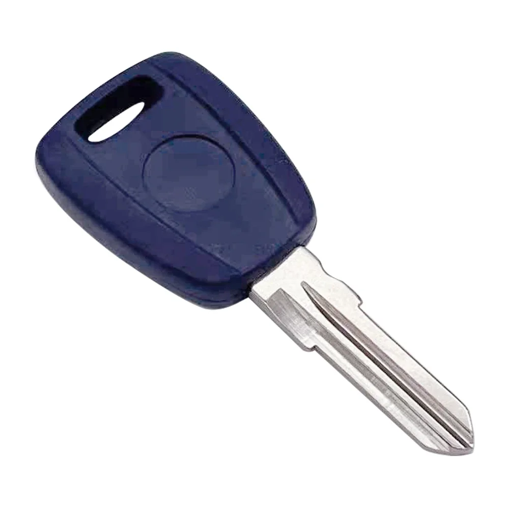 XNRKEY Transponder Blank Key Shell for Fiat 500 Ducato Replacement Key Case with SIP22/GT15R Uncut Blade with ID48/T5 Chip