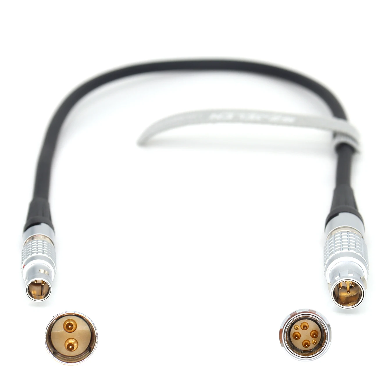 1B 6Pin(4+2) Male to 0B 2Pin Male Power Cable For Ronin 2 Teradek Bolt Pro 1000/3000ft, CVW SWIFT, Vaxis, Hollyland 600