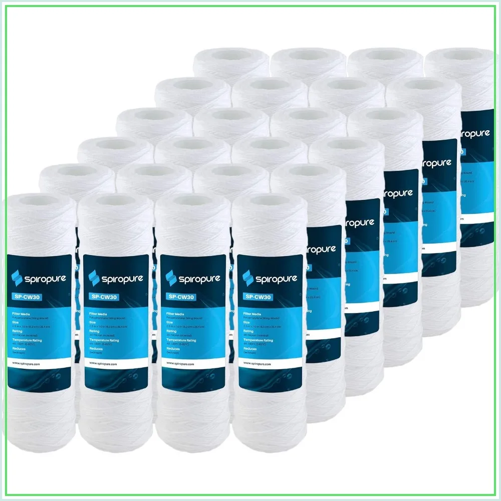 SpiroPure SP-CW30 10x2.5 Water Filter SWC-25-1030 CW-MF 155187-43 24 Pack