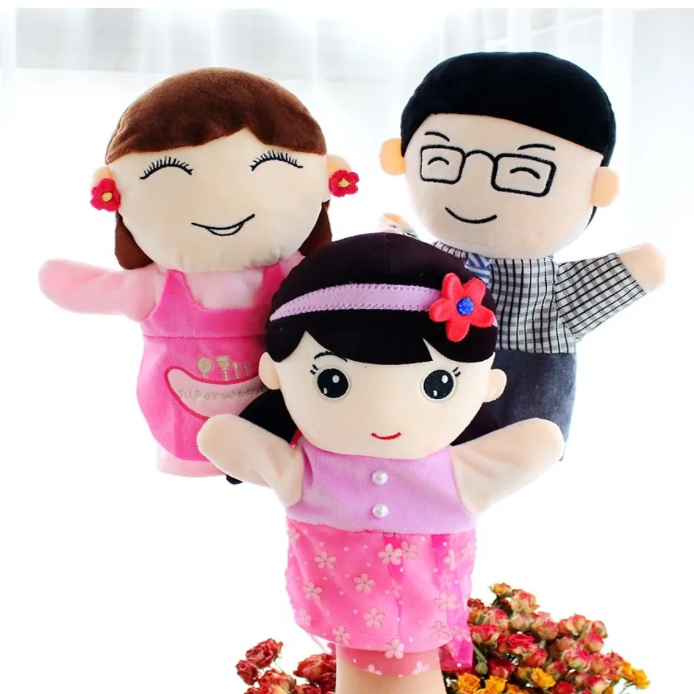 Puppen, Bettgeschichte, Lernen, Familienmitglieder, Geschichtenerzählen, Puppengeschichte, Handpuppe, Familie, Fingerpuppen, Familienhandpuppen