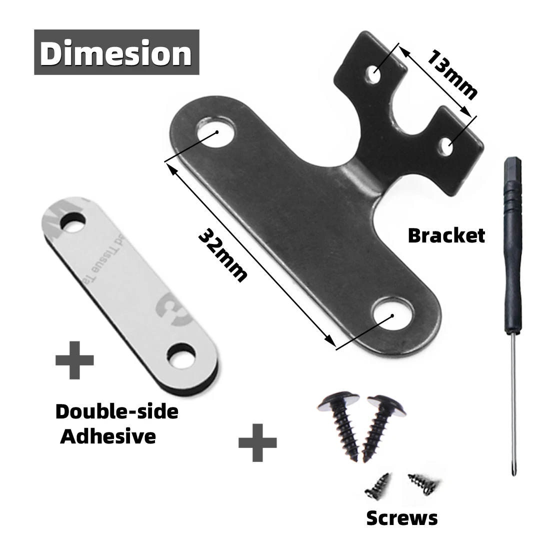Car Backup Reverse Camera Auto DVR Holder Stand  Bracket Mount Kit for Vehicle Rear View Camera Metal Base