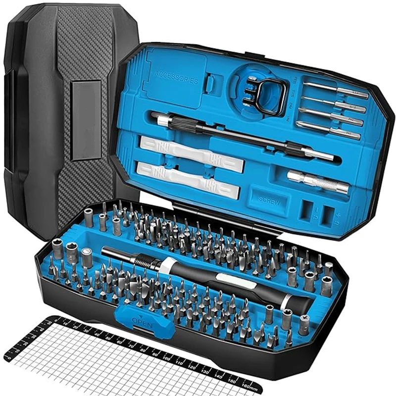 

152 in 1 Precision Screwdriver Set Magnetic Repair Tool Kit for Electronics Computer Laptop Macbook iPhone RCPS5 Nintendo Xbox