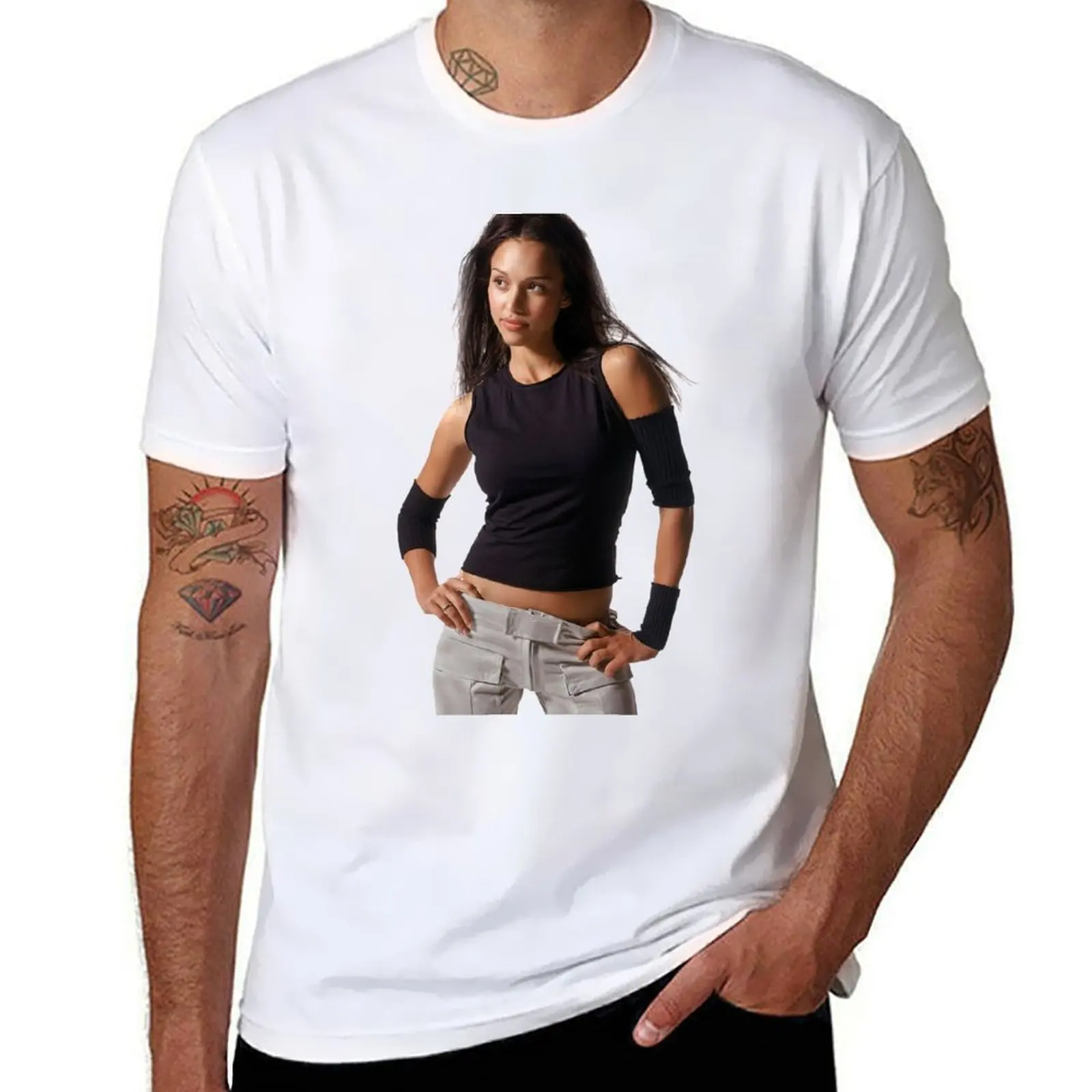 

Футболка Max Jessica Alba Dark-Angel, дизайнерская футболка, мужская роскошная мужская футболка, хлопковая футболка высокого качества