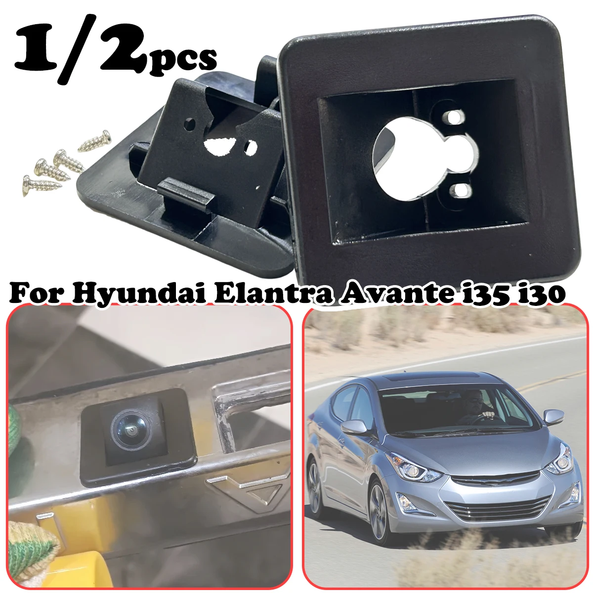 

For Hyundai Elantra MD/UD Avante i35 Elantra Rear View Camera Bracket Cover Case Housing Plate Replacement parts Car Accessories