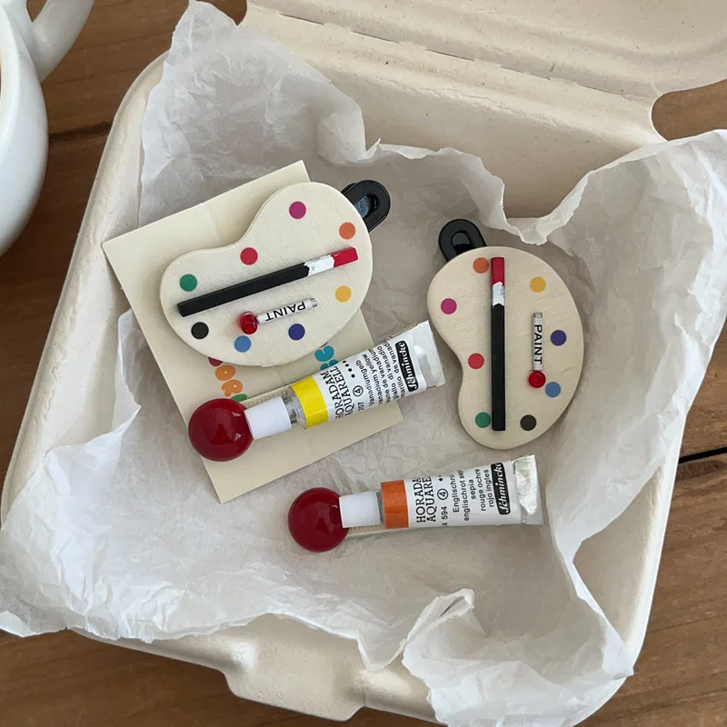 

Creative Drawing Board Handmade Duckbill Hair Clip Interesting Versatile Hair Clip Women's Hair Clip Party Decoration