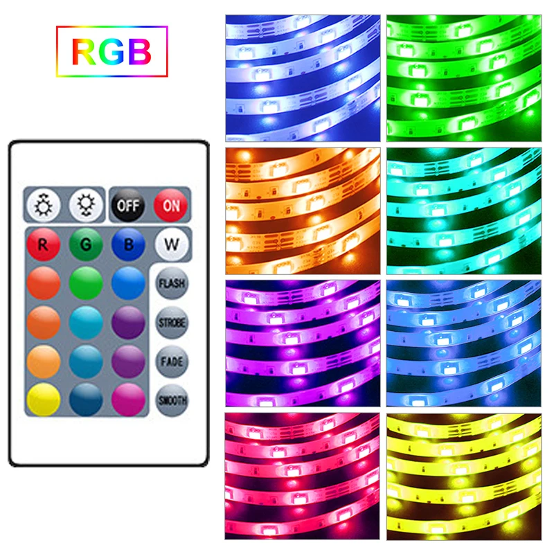 وحدة تحكم Rgb 12 فولت 4pin Rgb LED أضواء صندوق التحكم استقبال وحدة تحكم ذكية 24key عن بعد RGB Led تحكم تغيير اللون #3