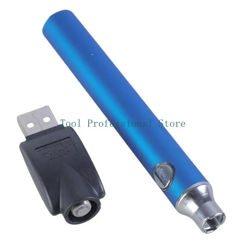 57QF 350MAH 스레드 배터리 펜 솔더 배터리 세트 열 장치 조정 난방 키트 전자식 액세서리