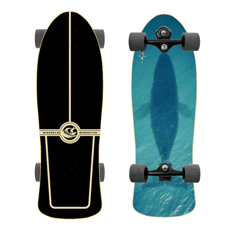 

32'' Land Surf Skate Board Pumping Sliding Skateboard S5 Truck Maple Skating Surfskate Scooter For Beginner