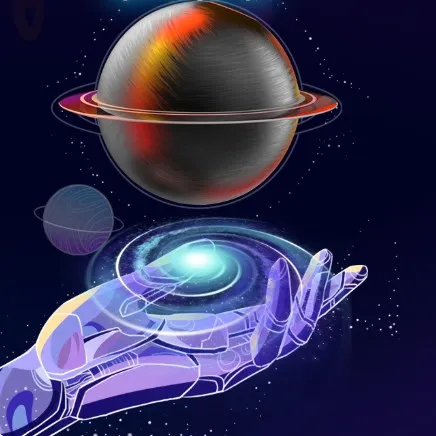 Tiktok Hot Selling Magnetic Levitating night light bluetooth speaker 360 Rotation Floating Magnetic Levitation Stereo Space