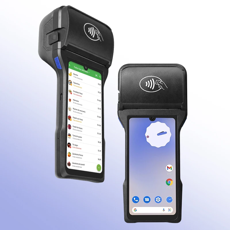الجملة المحمولة وعرة أندرويد 12.0 مصنع آلة POS مع QR رمز الماسح الضوئي 4G نظام نقاط البيع أندرويد مع سعر الطابعة