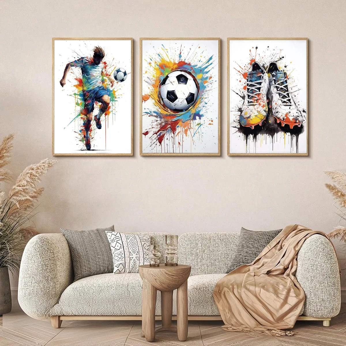 Football Themed Decorative Pai - Sports Equipment Store ulasan dan harga