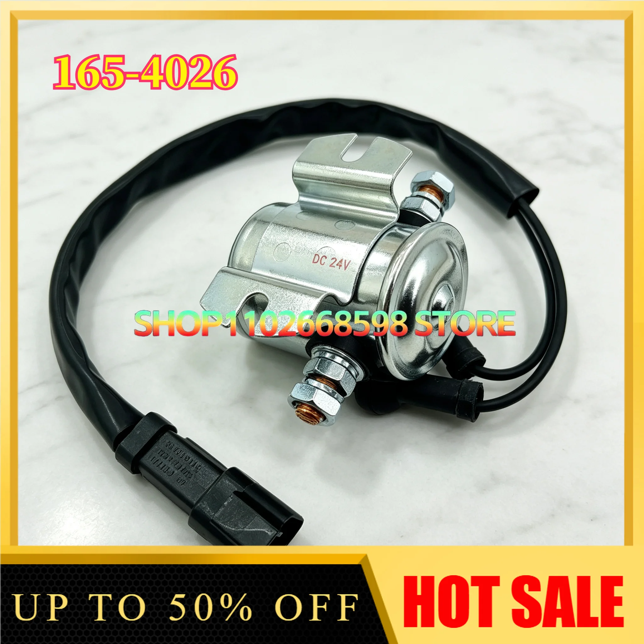 Excavator Preheating Power Main Switch Relay for E312 320 324 330 336B D C V1 V2 Equipment Number 165-4026