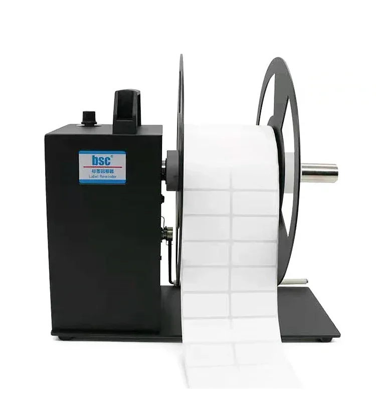 

2025/automatic label printer rewinding machine speed controlled label rewinder