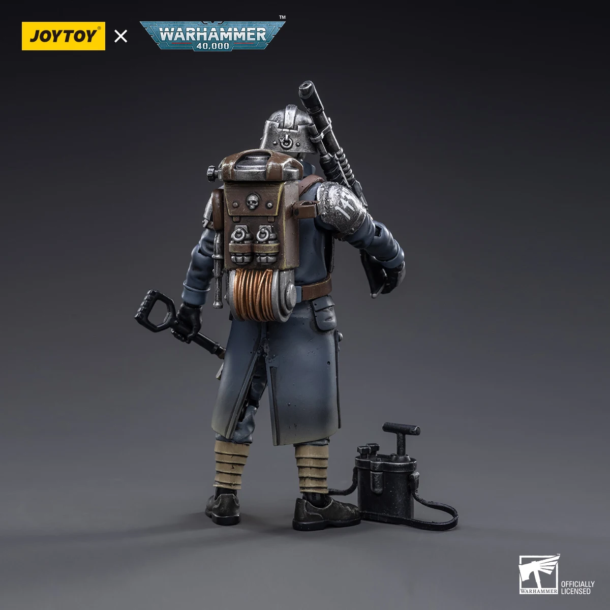 JOYTOY Warhammer 40K Astra Militarum Korpus Śmierci Krieg Drużyna Weteranów Strażnik Specjalista Demolition Figurki Akcji Kolekcjonerskie