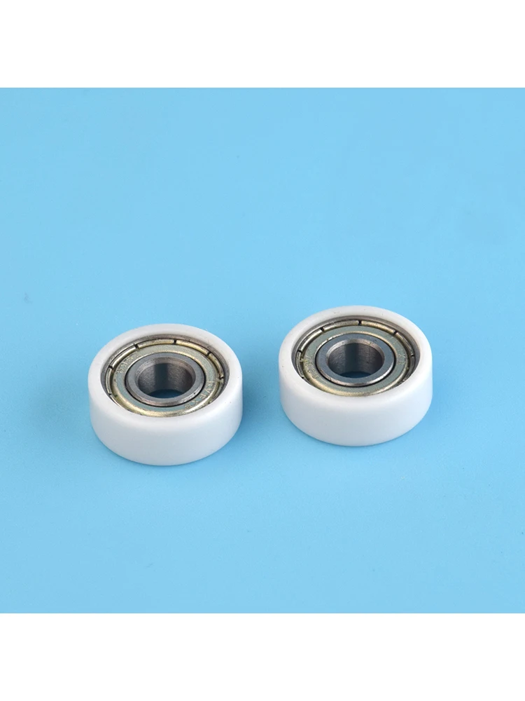 1Pc 6x17x6.5mm bearing rubber coated nylon wheel drawer display cabinet door and window guide wheel micro silent wheel