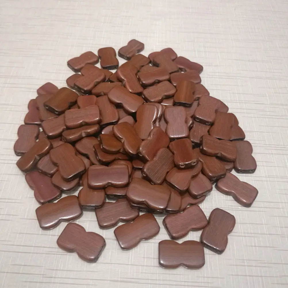 50Pcs Bamboo Seat Cushion Replacement Parts Cooling Ventilated Sitting Mat Fitting for Chair Floor Balcony Home Office