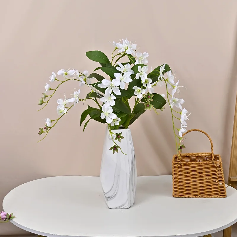 

Fake Plants Artificial Jasmine Flower Outdoors Garden Basin Green Esthetics Large a Living Room Wedding Home Decoration Parts