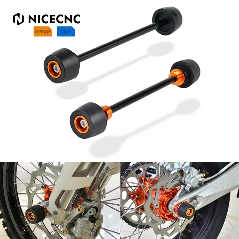 フロントおよびリアホイールアクスル,スライダークラッシュプロテクター,20mm, 22mm,ktm,exc,300, 125, 250, EXC-F, 350, 450, 500,xcw,xcfw,tpi 6日、2017-2023