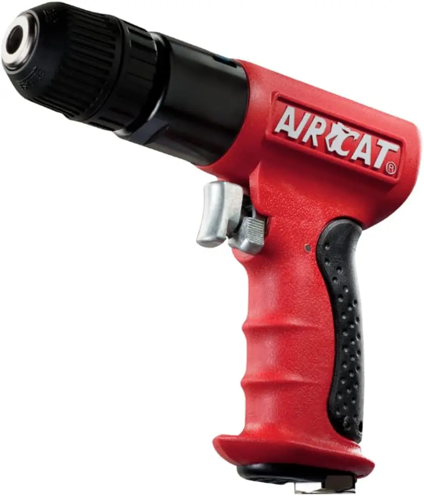 

Pneumatic Tools 4338 .6 HP 3/8-Inch Composite Reversible Drill with Jacobs Chuck 1,800 RPM
