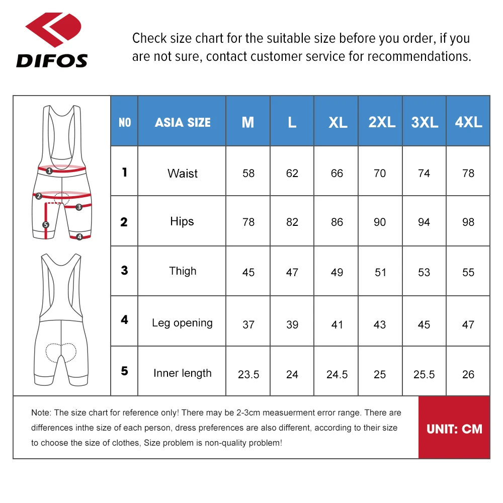 กางเกงปั่นจักรยานแบบมีสายเอี๊ยมสำหรับผู้ชาย Difos ระบายอากาศได้ดีสำหรับฤดูร้อน พร้อมแผ่นรอง 4D กางเกงรัดรูปสำหรับปั่นจักรยานกลางแจ้ง แห้งเร็ว เหมาะสำหรับจักรยานเสือภูเขา/จักรยานถนน กางเกงขาสั้นแบบมีสายเอี๊ยม