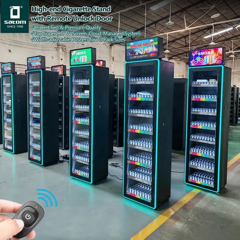 custom.Satom Display Stand Furniture Rack Floor Display Cabinet Showcase Smoke Shop Smokeless Gas Sta
