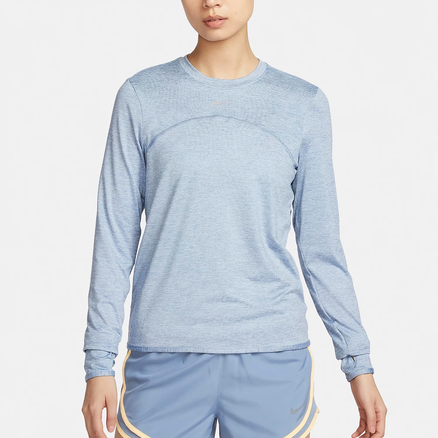 

Nike genuine 2024 New Women's Running Sport Round Neck Long Sleeve T-Shirt FB4298-440