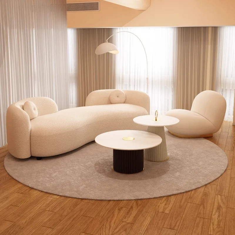 & Modern Design Armchair Sofa Lounge Office Minimalist Seating Living Room Sofas 2 Seater Comfortable Salon Living Room Furnitur - view 2
