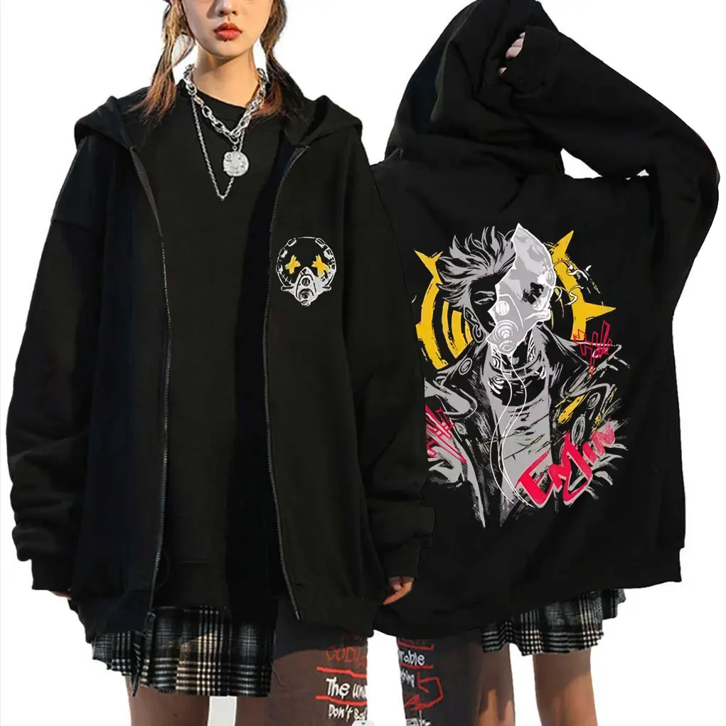 

Anime Gachiakuta Ludo Merch Zipper Hoodie Men Women Fashion Casual Oversized Zip Up Jacket Male Cartoon Manga Cosplay Streetwear