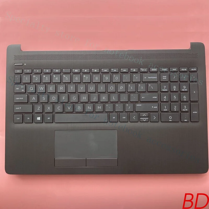 A+ Upper Palmrest Touchpad Keyboard L20386-001 For HP Notebook 15-DA 15-DB