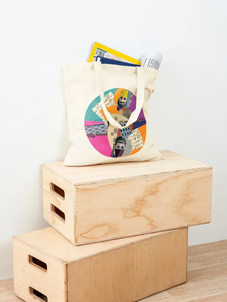 Cubist Tshirts Tote Bag Reusable bags supermarket folding bag tote bag canvas Shopper handbag