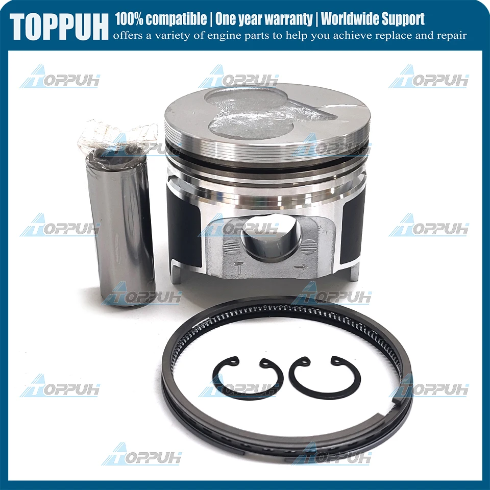 V1505 New 4 set STD Piston & Piston Ring 78mm for KUBOTA V1505