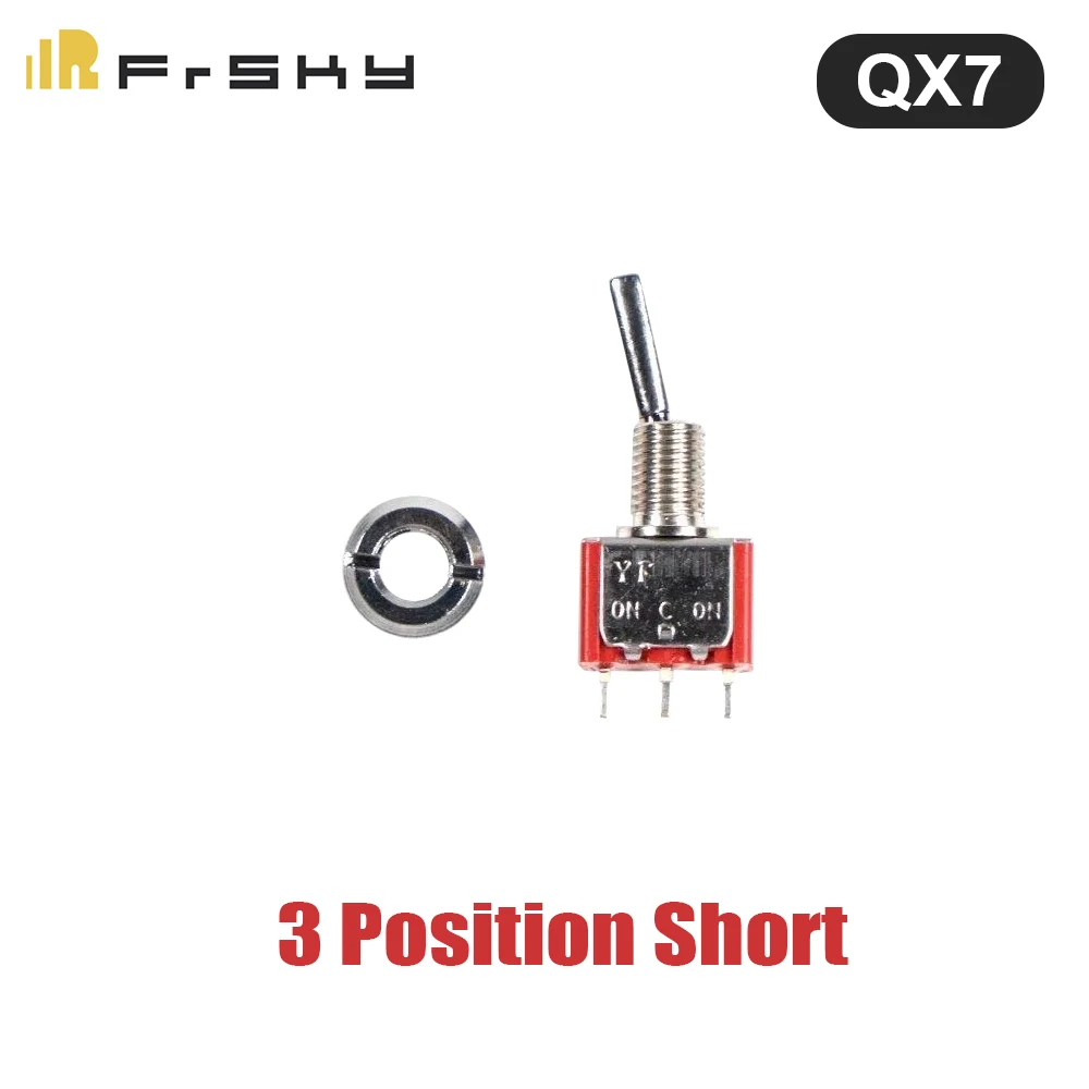 FrSky ACCST Taranis Q X7 Transmitter Spare Part 3 Position Short Toggle Switch