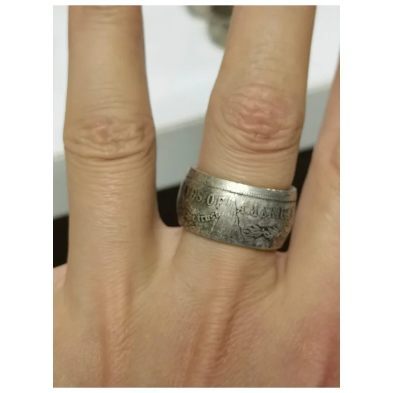 US morgan coin ring