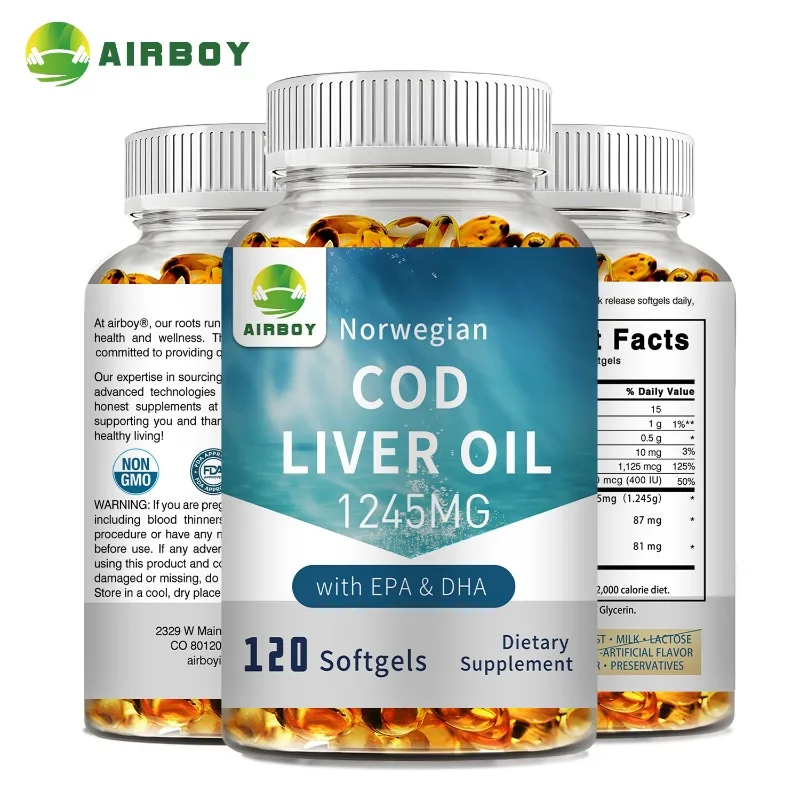 

Масло печени норвежской трески — поддерживает здоровье сердца, мозга, зрение и суставов, сделано в США.