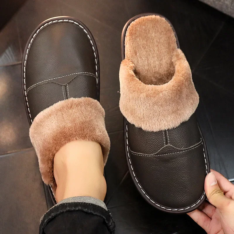 

2024 Selling High Quality Woolly Slippers Home Shoes Indoor Men and Women Couples Non-slip Home Slippers Shoes for Men