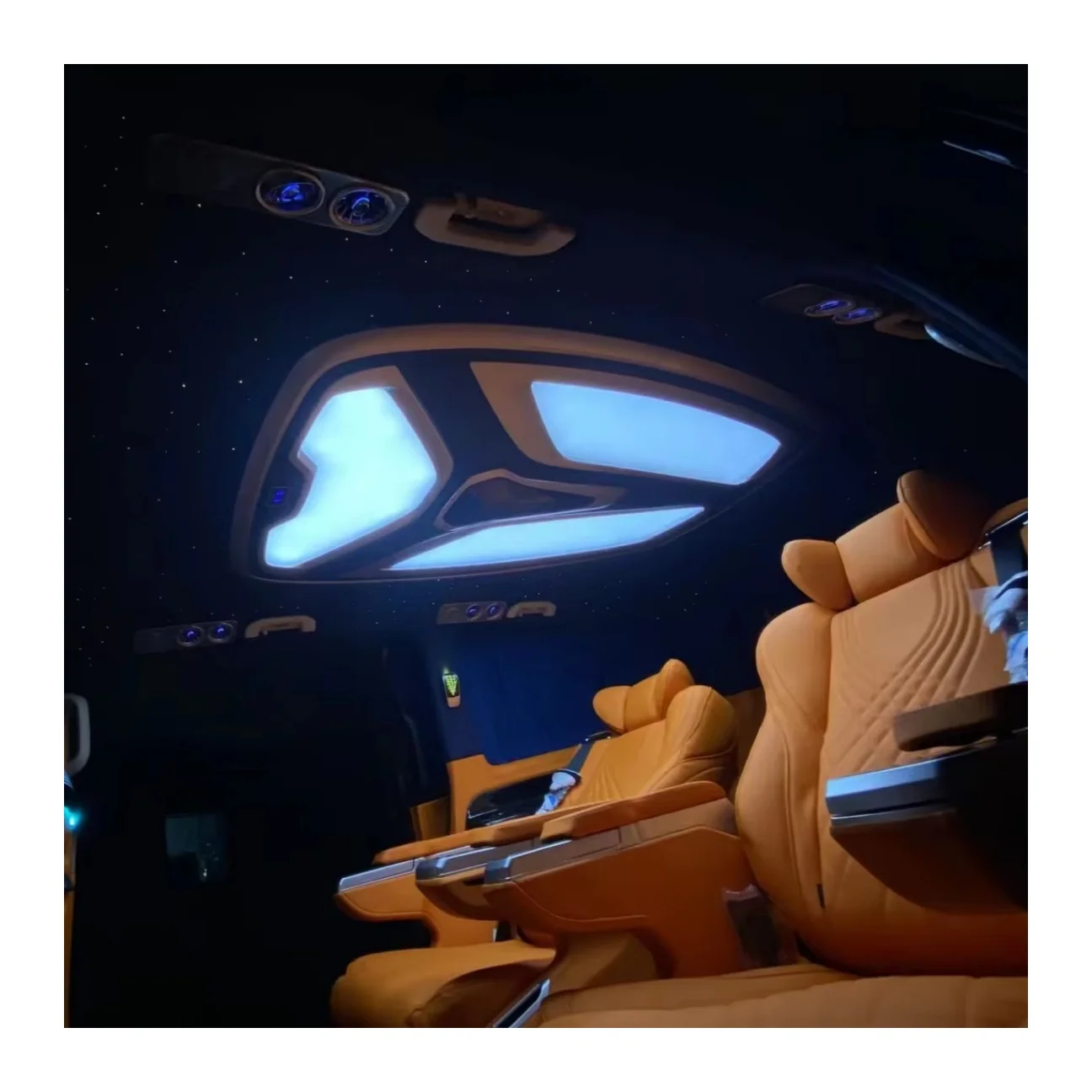 

Limousine Interior Accessories Luxury Van Interiors Roof Light Conversion Ceiling Lighting Starry Sky for
