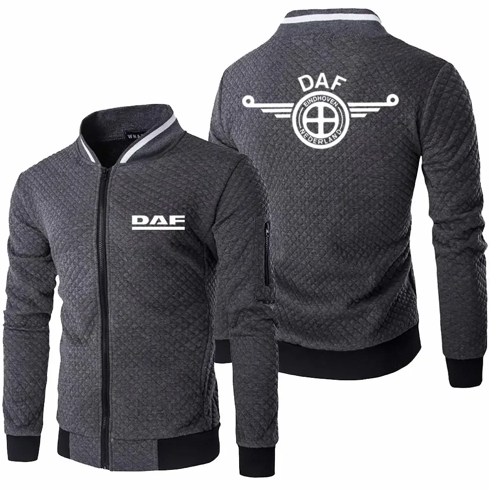 2023 New Mens DAFJacket Spring Autumn Long Sleeve Fashion Sportswear Casual Zipper Hoody Male Sweatshirts