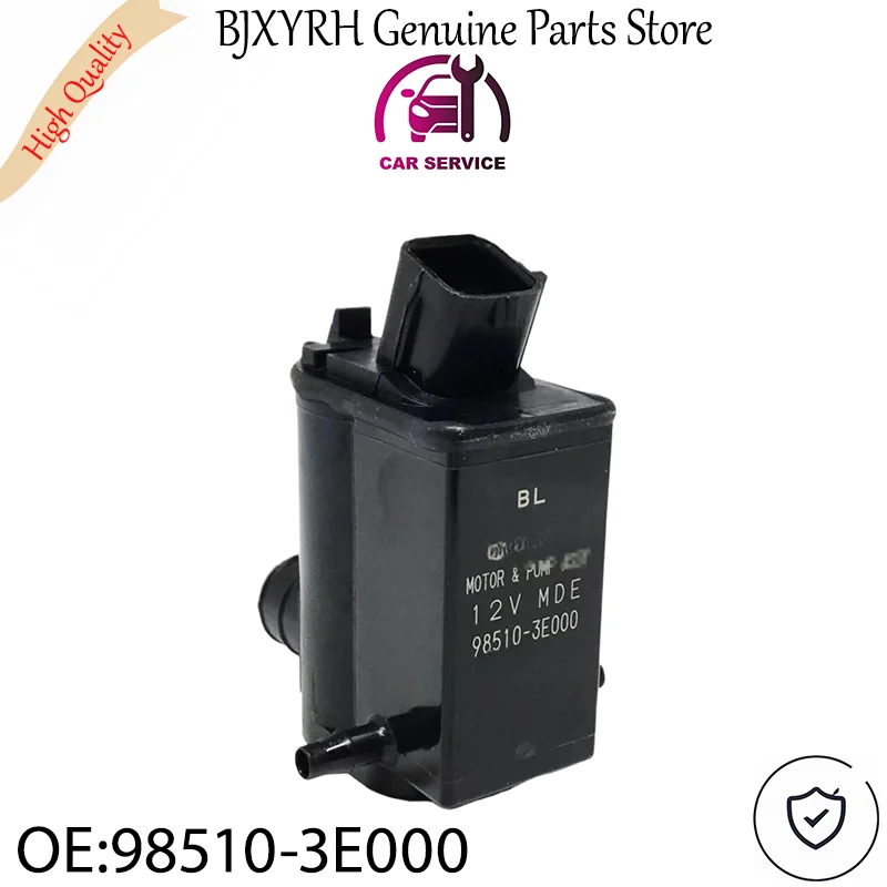 985103E000 Genuine Windshield Washer Pump for Hyundai Santa Fe Kia Sorento Rondo OEM 98510-3E000 98510 3E000