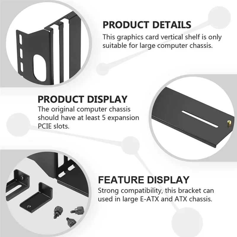 Superior-Desktop Video Card Extension Bracket For Graphics Card Holder Vertical Stand Case PCI-E GPU Extension Wire Vertical Bra