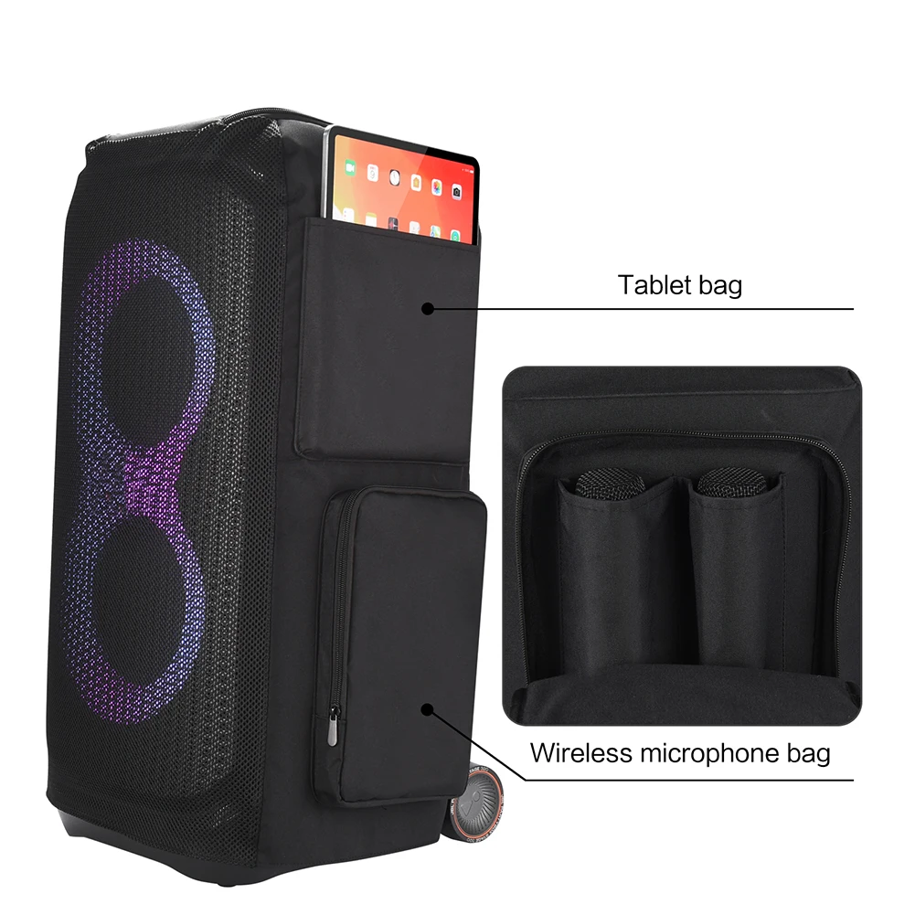 Outdoor Dust Protection Case Multifunctional Carrying Cover Case Speaker Protective Case for JBL PartyBox Stage 320 Speaker