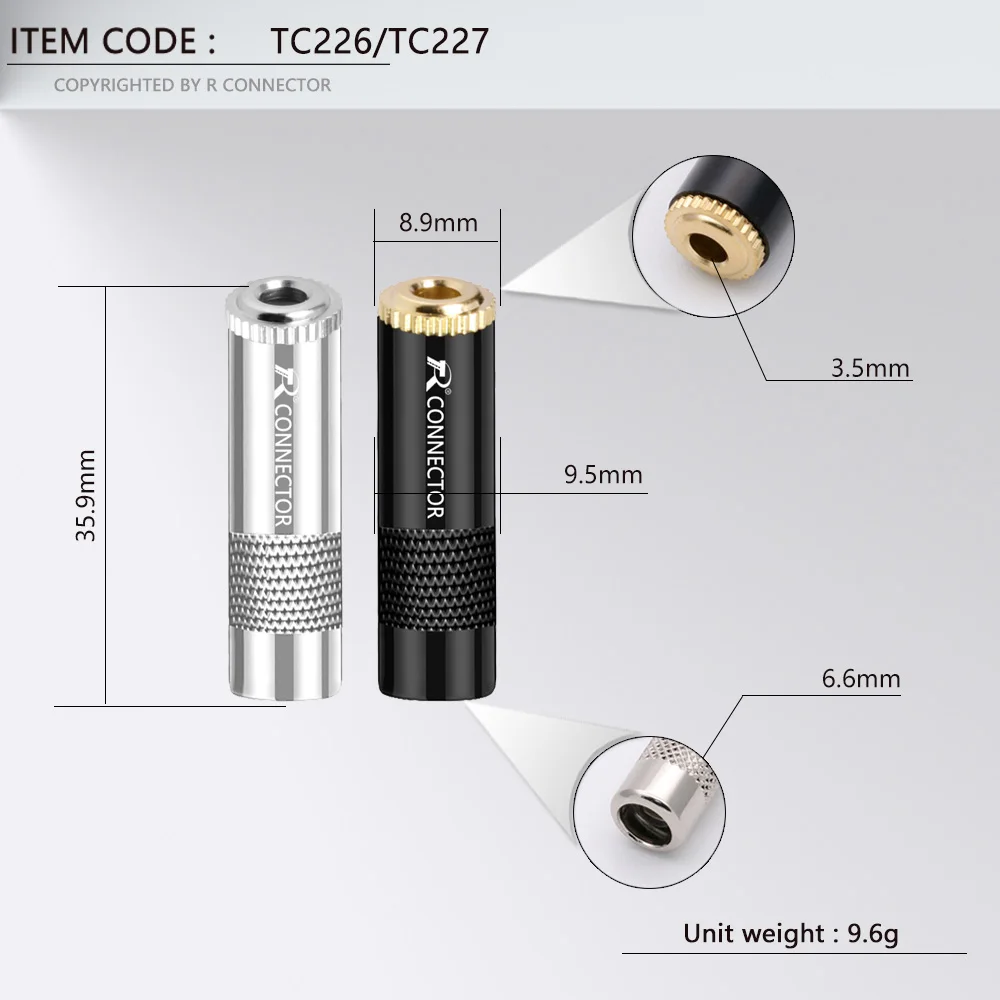 1 szt. 3.5MM Jack 3 polacy Stereo żeńskie złącze 1/8 \
