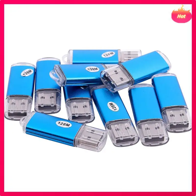 AYHF 50 X USB Memory 2.0 Memory Stick Flash Drive 128MB Gift Blue