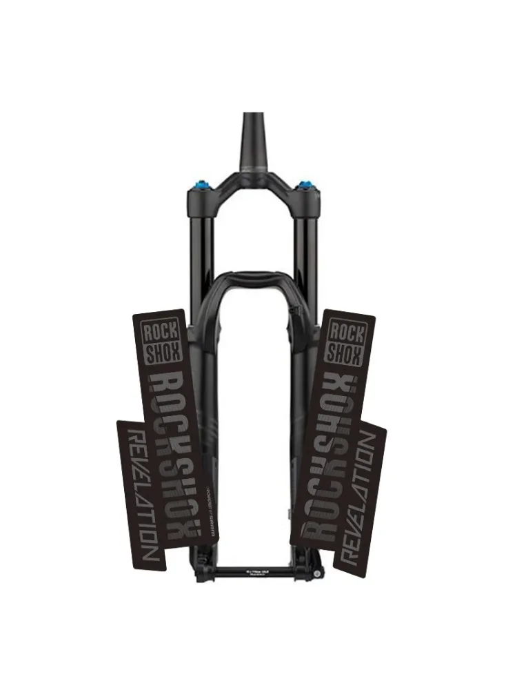 AliExpress NONE 19cm ROCKSHOX REVELATION Front Fork Sticker Waterproof Vinyl Decal MTB Bicycle Decor Accessories