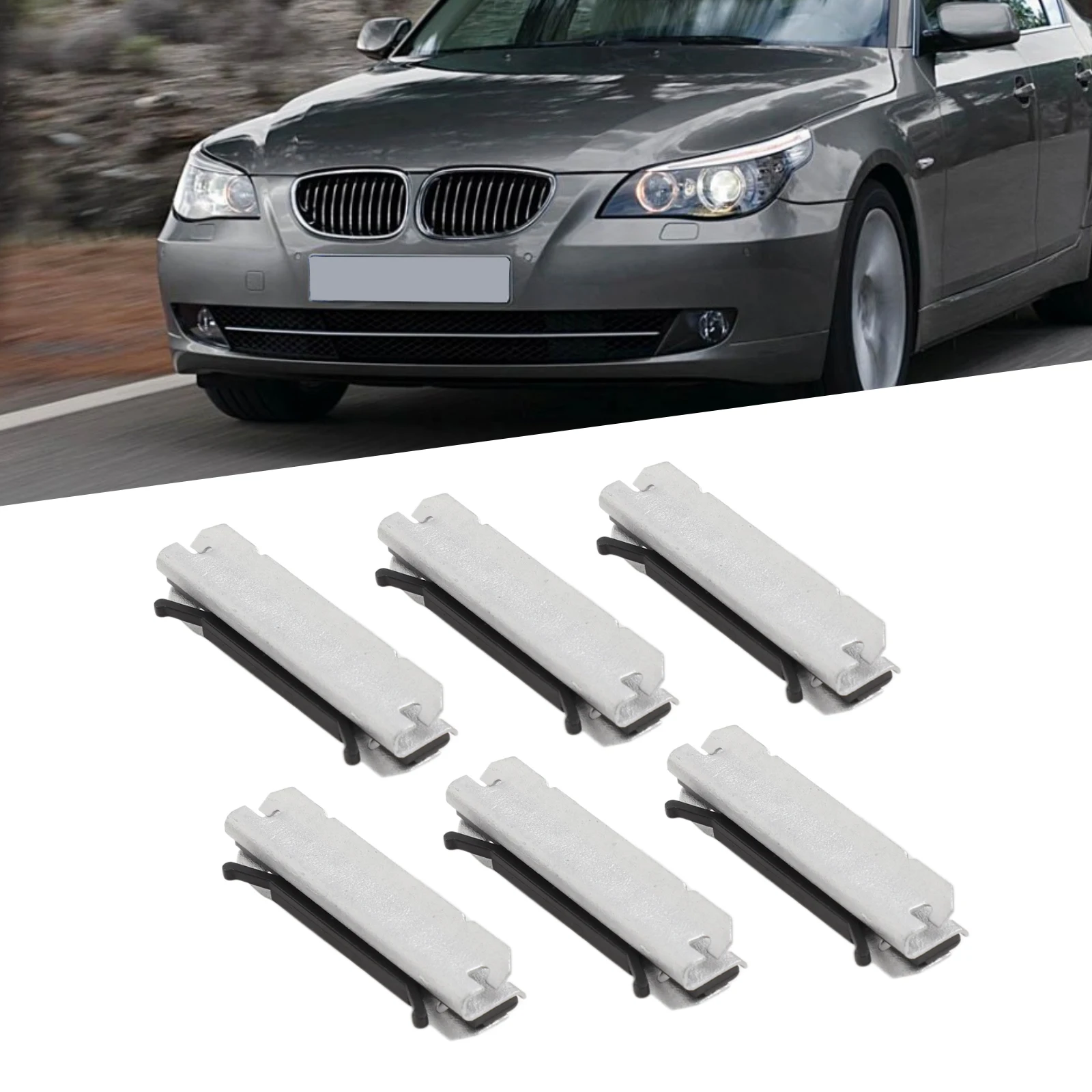 High-speed Driving 530i Windshield Clips Windshield Moulding Clips High-quality Material Perfect Fit Reliable Functionality