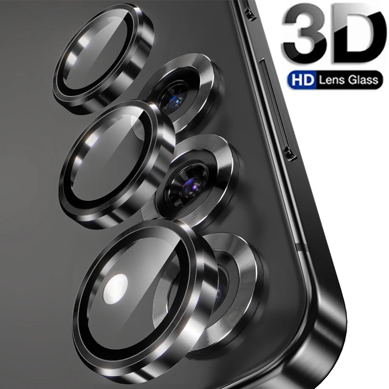 For Samsung 25 26 Plus Flip7 5G Camera Lens Protector Individual Anti Scratch Metal Ring Tempered Glass For Galaxy Z Fold 7